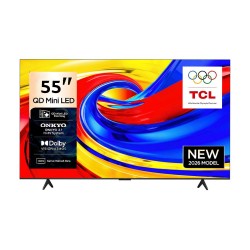 شاشة tcl سمارت 55 بوصة LED - كيولد - Google TV