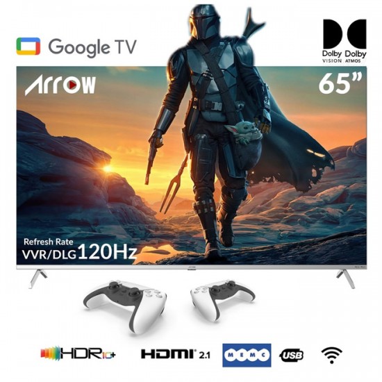 شاشة سمارت اركو 65 بوصه - اندرويد معتمد - 4K - UHD - DLED  شاشة سمارت اركو 65 بوصه - اندرويد معتمد - 4K - UHD - DLED