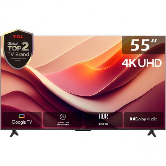 شاشة 55 بوصة سمارت تي سي ال اندرويد UHD 4K - GOOGLE TV 