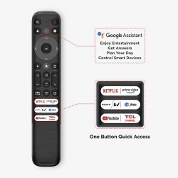 شاشة ٥٥ بوصة سمارت تي سي ال 4K - GOOGLE TV -LED
