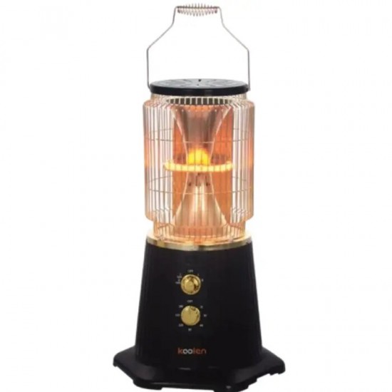 دفاية كولين 1800 وات دائرية مع مروحة – أسود / ذهبي