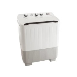 غسالة دورا اليجانت 9 كيلو حوضين – أبيض