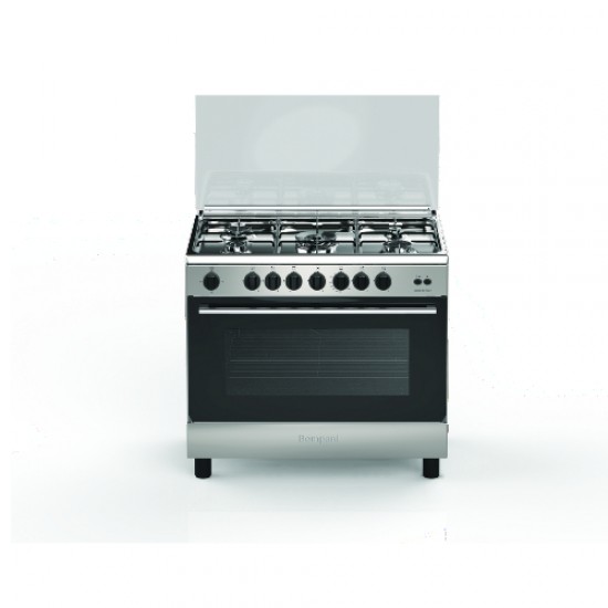 فرن بومباني غاز 5 شعلات 60*90 سم - ستيل