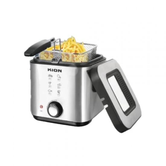 قلاية هوائية صغيرة كيون 1.5 لتر 900 وات – ستيل