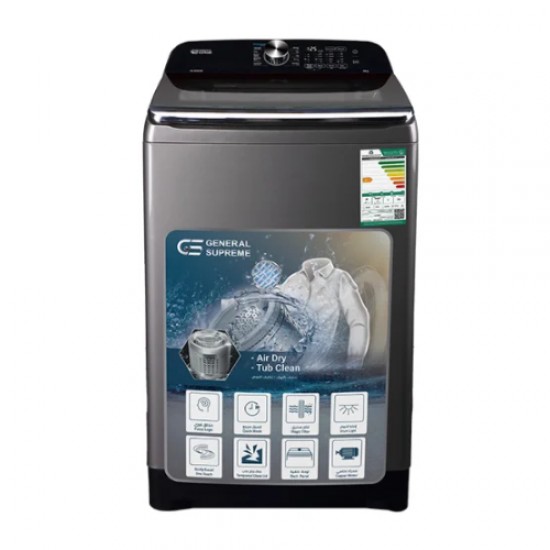 غسالة فتحة علوية جنرال سوبريم 8 كيلو – 10 برنامج