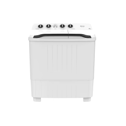 غسالة ملابس حوضين جنرال سوبريم 10 كيلو - ابيض