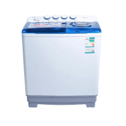 غسالة ملابس حوضين جنرال سوبريم 11 كيلو - ابيض / ازرق