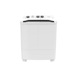 غسالة ملابس 7 كيلو حوضين جنرال سوبريم – أبيض