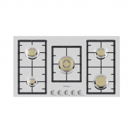 موقد غاز 5 عيون بلت ان ماستر جاز 90 سم - ستيل