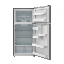 ثلاجة ميديا بابين 18 قدم - نو فروست - ستيل