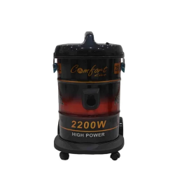 مكنسة كهربائية برميل كمفورت 25 لتر - 2200 وات - أسود