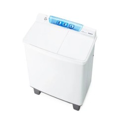غسالة ملابس حوضين هيتاشي 10.5 كيلو – أبيض