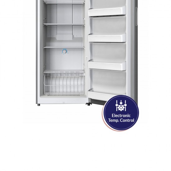 فريزر عمودى ارو 15.4 قدم - نوفروست - ستيل