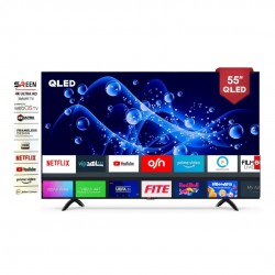 شاشة سرين 55 بوصة سمارت QLED-WEB OS 4K