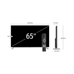 شاشة ٦٥ بوصة سمارت تشيك 4K -GOOGLE TV-QLED