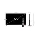 شاشة ٦٥ بوصة سمارت تشيك 4K -GOOGLE TV-QLED