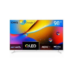شاشة ٩٨ بوصة سمارت تشيك 4K QLED – GOOGLE TV شاشة ٩٨ بوصة سمارت تشيك 4K QLED – GOOGLE TV