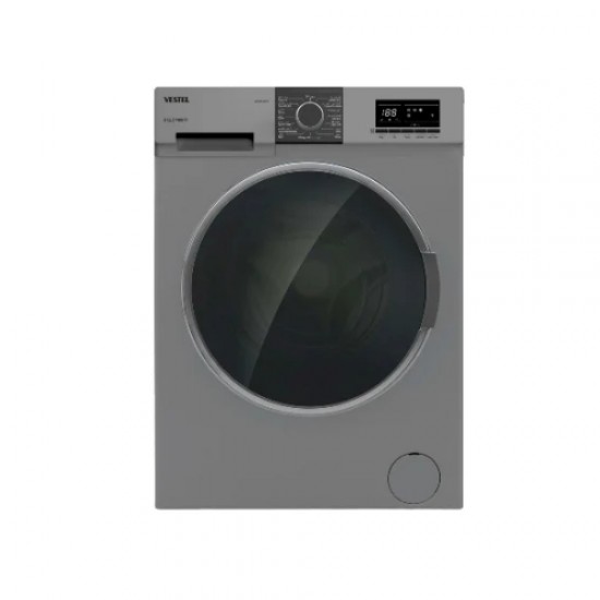 غسالة 9 كيلو اتوماتيك امامية فيستل – انفيرتر – سلفر