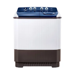 غسالة ال جي حوضين 12 كيلو - ابيض