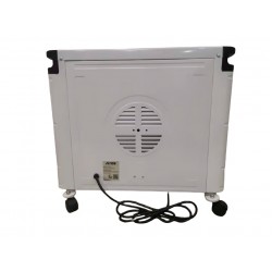 دفاية كهربائية ارو 2400 وات - 6 شمعات - ابيض