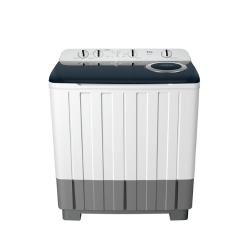 غسالة ملابس حوضين تي سي ال 11 كيلو - ابيض