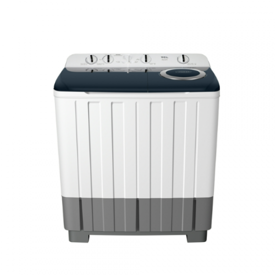 غسالة ملابس حوضين تي سي ال 11 كيلو - ابيض