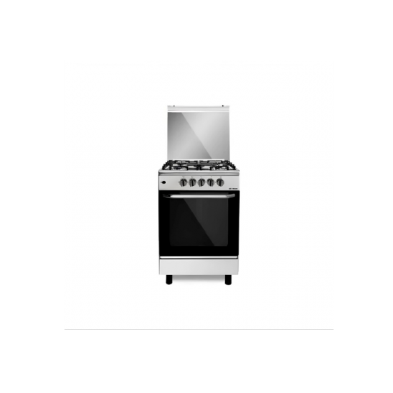 فرن غاز ارو 4 شعلات  55*55 سم - فضي 