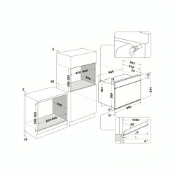 فرن غاز ارستون بلت ان 90 سم - ستيل 